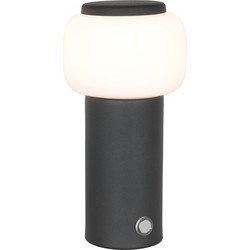 Eigentijdse Tafellamp - Steinhauer - Metaal - Eigentijds - LED - L: 10cm - Voor Binnen - Woonkamer - Eetkamer - Zwart