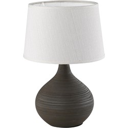 Moderne Tafellamp  Martin - Kunststof - Bruin
