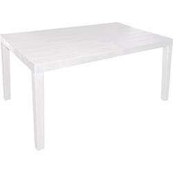 Tuintafel Sumatra Wit 78x138 cm - Buitengewoon de Boet