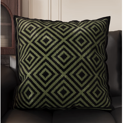 Green Graphic | 45 x 45 cm | Kussenhoes | Katoen/Linnen