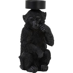 Light & Living - Kandelaar MONKEY - 16.5x15x32cm - Zwart