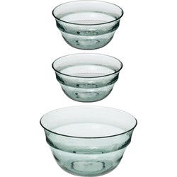 Secret de Gourmet voedsel/serveerschalen set - Kunststof - D25/D13 cm - Serveerschalen