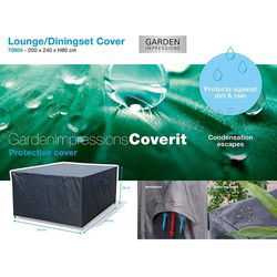 Coverit lounge-diningset hoes - 200x240xH80 cm