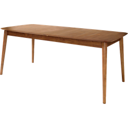 Victor uitschuifbare houten eettafel walnoot - 180 tot 219 x 90 cm
