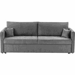 Beliani BLEIK - Slaapbank-Grijs-Polyester