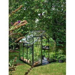 Qube 66 zwart gecoat veiligheidsglas 3 mm