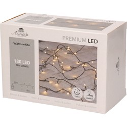 Anna's Collection Kerstverlichting - 180 LED lampjes -warm wit - 18 m - Kerstverlichting kerstboom