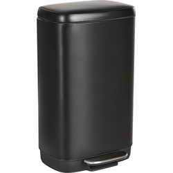 ECOCOLLECT - Prullenbak - Zwart - 30 l - IJzer