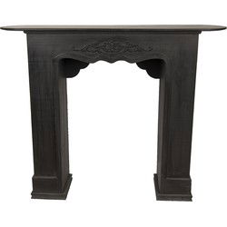 Clayre & Eef Schouw Zwart Hout