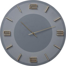 Kare Wandklok Leonardo Grey Gold