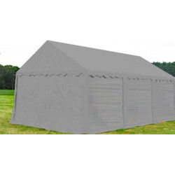 Opslagtent Premium PVC 4x8 mtr in Grijs