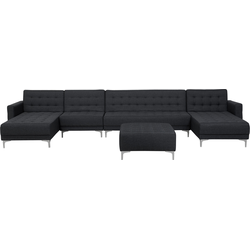 Beliani ABERDEEN - Modulaire Sofa-Grijs-Polyester