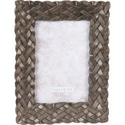 Clayre & Eef Fotolijst Bruin Polyresin