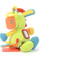 Dolce Dolce Toys speelgoed Classic activiteitenknuffel pony Polo - 24 cm