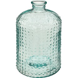 Atmosphera bloemenvaas Apotheker Fles model - transparant - 3D glas - H32 x D18 cm - Vazen