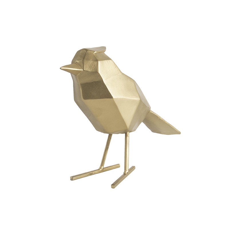 Ornament Bird - Goud - 24x9x18,5cm - 