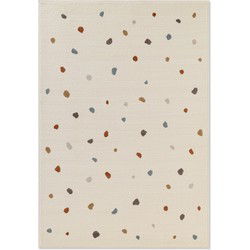 Kindervloerkleed Adventures - Funny Dots - Creme / Multi - 160x235 cm