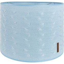 Baby's Only Gebreide lampenkap babykamer - Hanglamp Cable - Baby Blauw - Ø30 cm - Inclusief pendel - E27 fitting - 60 watt