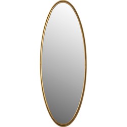 Housecraft Living Matz Spiegel/ Wandspiegel Ovaal 60x160 cm Metaal Goud
