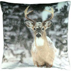 Unique Living | Kussen Winter printed 45x45cm dessin 9 | Kussen woonkamer of slaapkamer