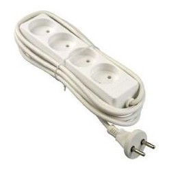 VB 41122 Tafelcontactdoos 4-Voudig Z-RA 2x1.5mm