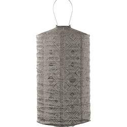 LUMIZ Solar tuinverlichting Mosaic Cylinder - 28 cm - Taupe
