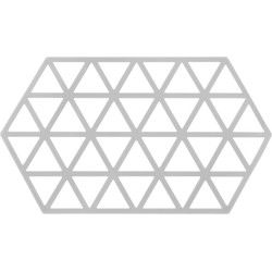 Krumble Siliconen pannenonderzetter Hexagon lang - Grijs