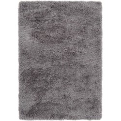 Vercai Rugs Soho Collectie - Hoogpolig Vloerkleed - Shaggy Tapijt voor Woonkamer - Polyester - As Kleurig - 200x290 cm