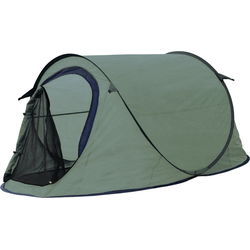 HIXA Pop-Up Tent - 1 Persoons - Groen - festival - 220x120x95cm - Kamperen