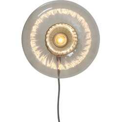 Wandlamp Brussels - Goud/Glas - Ø27cm