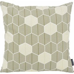 Sierkussen Hexagon Groen | 45 x 45 cm | Katoen/Polyester