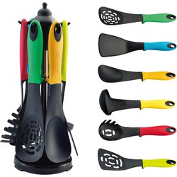 Royalty Line 7 Pieces Multi-Colored  Kitchen Utensil Set