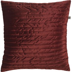 Dutch Decor SAMLA - Kussenhoes 50x50 cm - bordeaux - rood - Dutch Decor