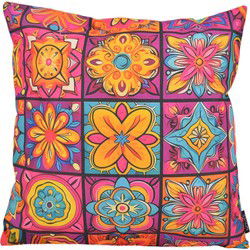 Kaya Mandala #3 - Outdoor | 45 x 45 cm | Kussenhoes | Katoen/Polyester