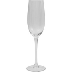 House Doctor Champagneglas Rill helder 23cl