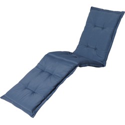 Madison - Deckchair - Panama Safier Blue - 200x50 - Blauw