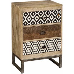Tower living Drawer (3) Chest - 49x33x73