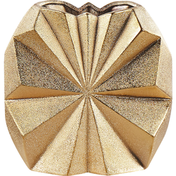 AELIA - Decoratieve vaas - 25 cm - Goud - Keramiek