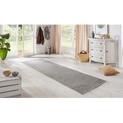 Loper Laagpolig Sisal Look - Geschikt voor Binnen & Buiten - Zilver / Grijs - 80x450 cm