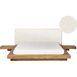 Beliani ZEN - Waterbed-Lichte houtkleur-MDF