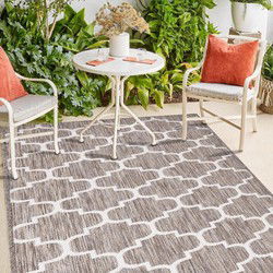 Lora Buitenkleed Barok Beige vloerkleed - Voor Binnen & Buiten - 120 X 170 CM