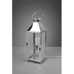 Moderne Tafellamp  Farola - Metaal - Chroom