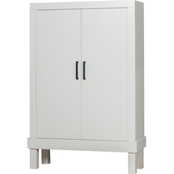 Basiclabel Bonk dichte kast - Grenen - Mist - 160x103x37