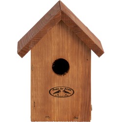 Nestkastje / vogelhuisje winterkoning houten dakje 19.8 cm - Vogelhuisjes