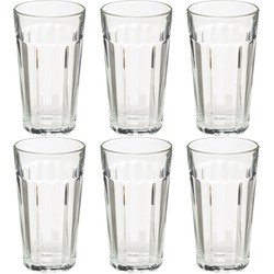 Set van 18x stuks water/sap glazen Lorenz 350 ml van glas - Drinkglazen