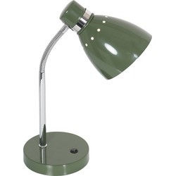 Steinhauer tafellamp Spring - groen - metaal - 14 cm - E27 fitting - 3391G