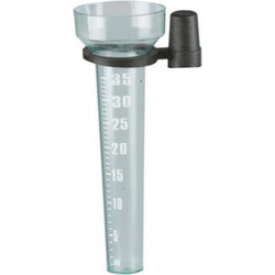 Regenmeter - Regen meter - Met houder - Kunststof- Transparant - 24 centimeter