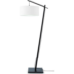 Vloerlamp Andes - Zwart/Wit - 72x47x176cm