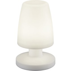 Moderne Tafellamp  Dora - Kunststof - Wit