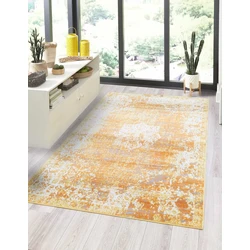 Sarande Vintage Geel vloerkleed - Medaillon - 120 X 170 CM